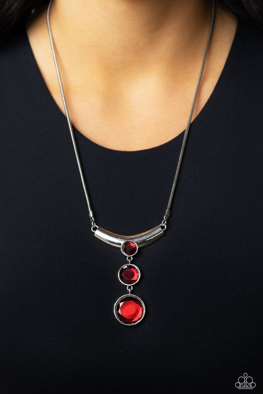 Alluring Andante - Red - Paparazzi Necklace Image