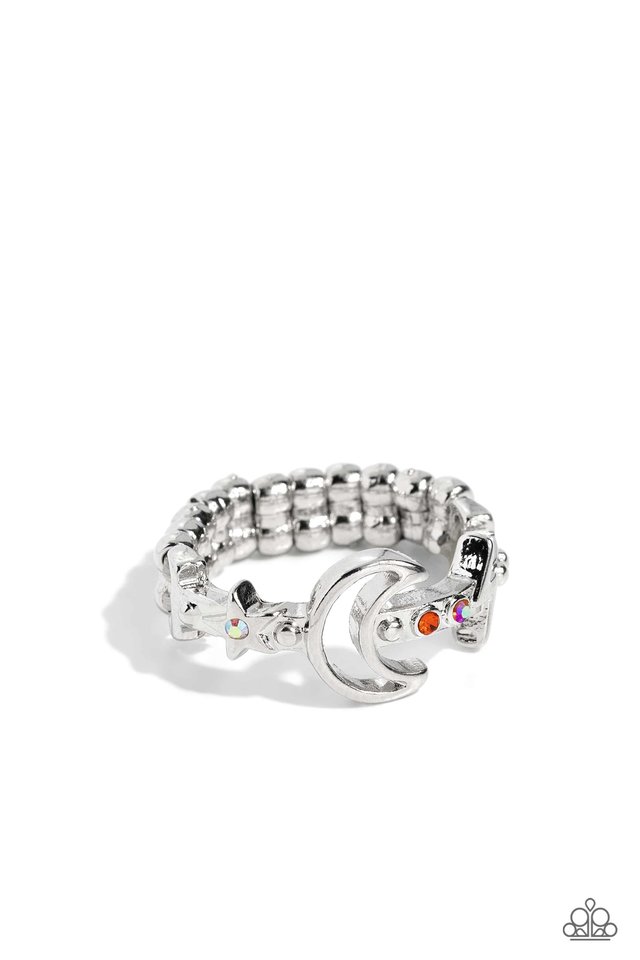 Modeling Moon - Orange - Paparazzi Ring Image