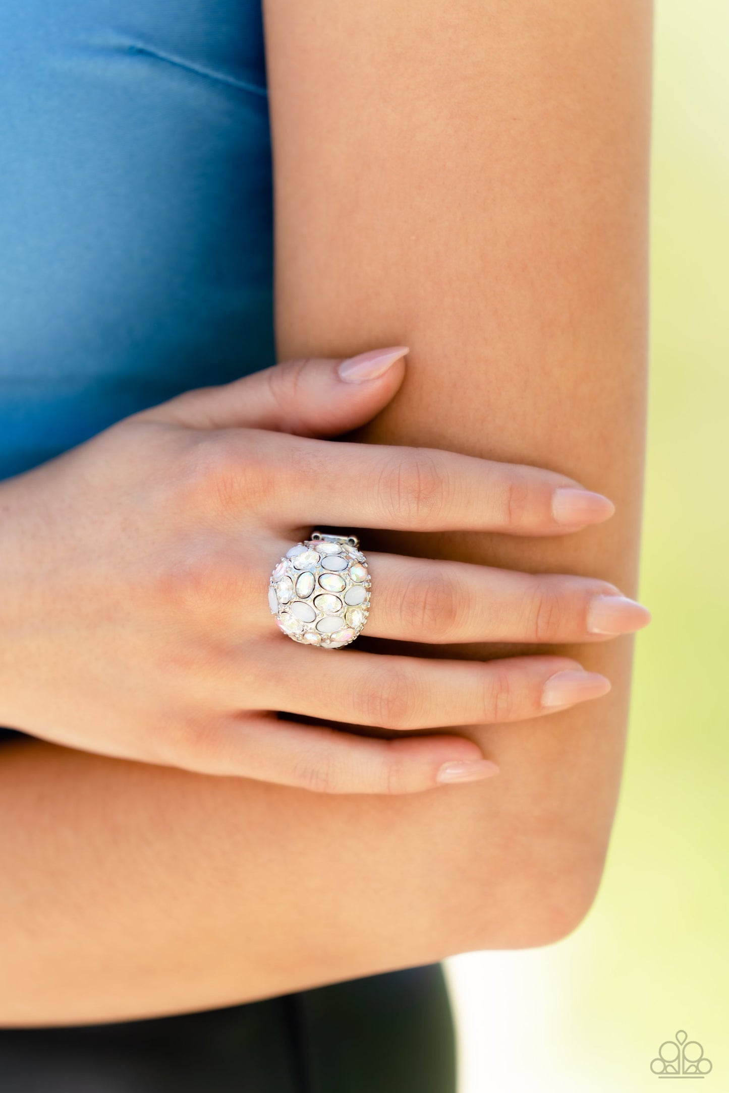 Paparazzi Ring ~ BLING Loud and Proud - White