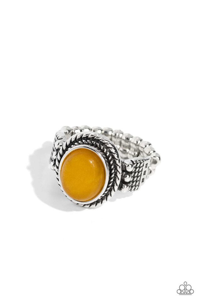 Ranch Ready - Yellow - Paparazzi Ring Image