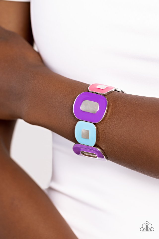 Painted Pairing - Purple - Paparazzi Bracelet Image