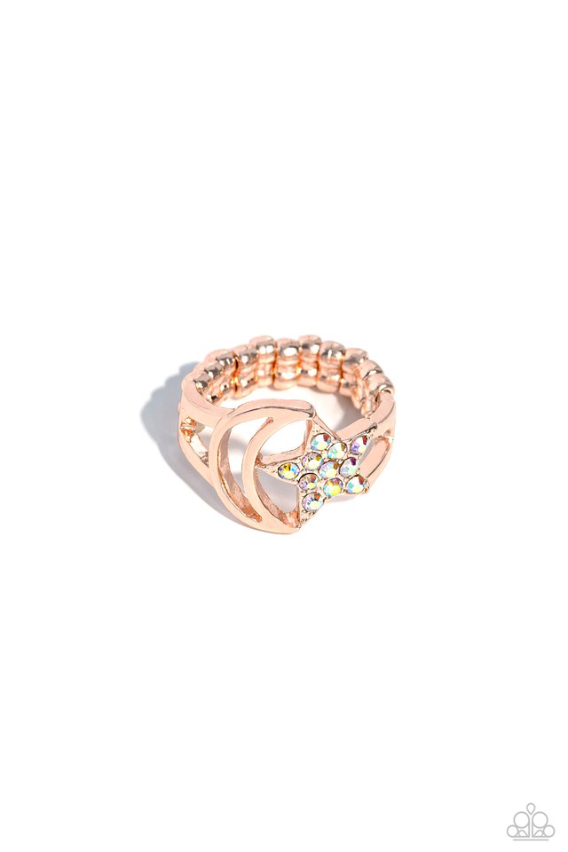 Stargazing Style - Rose Gold - Paparazzi Ring Image