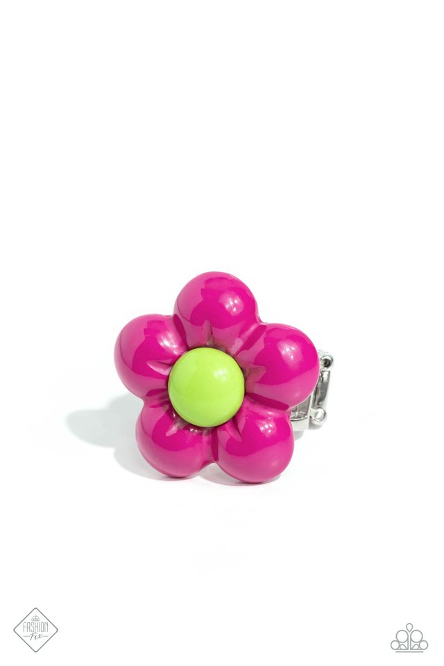 Poppin Paradise - Pink - Paparazzi Ring Image