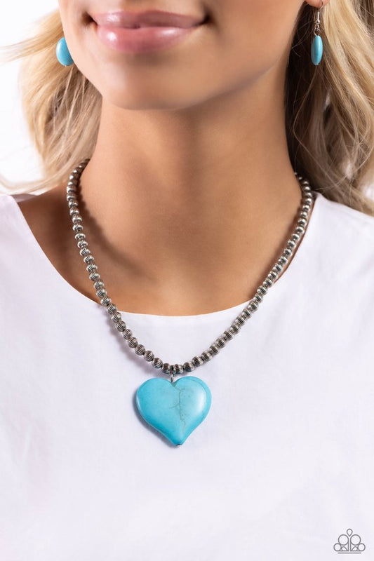 Picturesque Pairing - Blue - Paparazzi Necklace Image