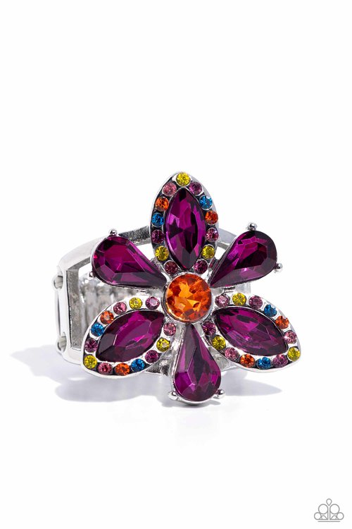 Blazing Blooms - Ring - Paparazzi Ring Image