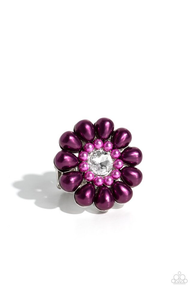 PEARL Talk - Purple - Paparazzi Ring Image