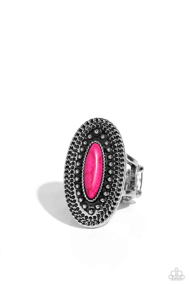 Desert Declaration - Pink - Paparazzi Ring Image