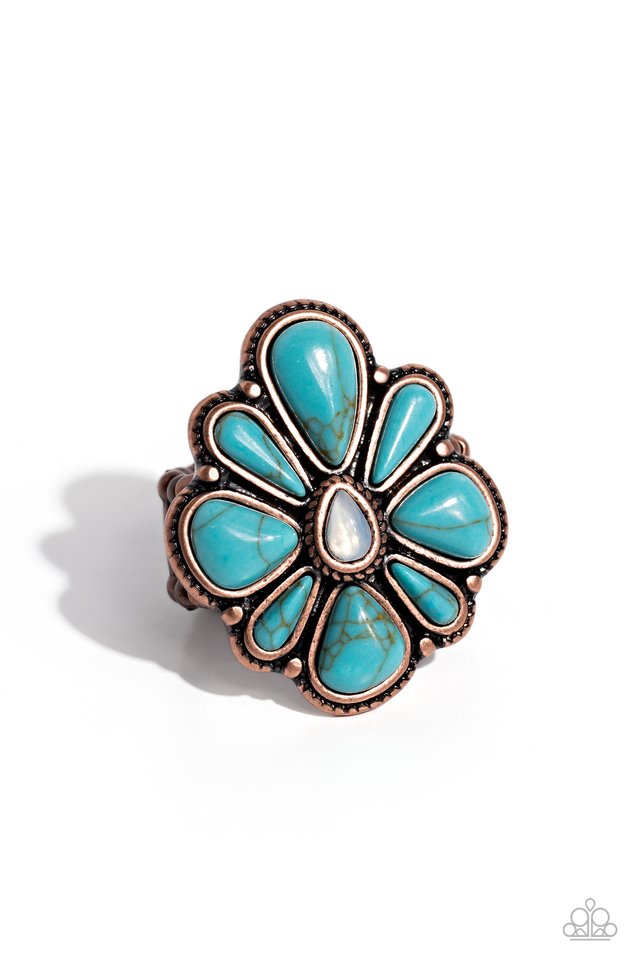 Floral Folklore - Copper - Paparazzi Ring Image