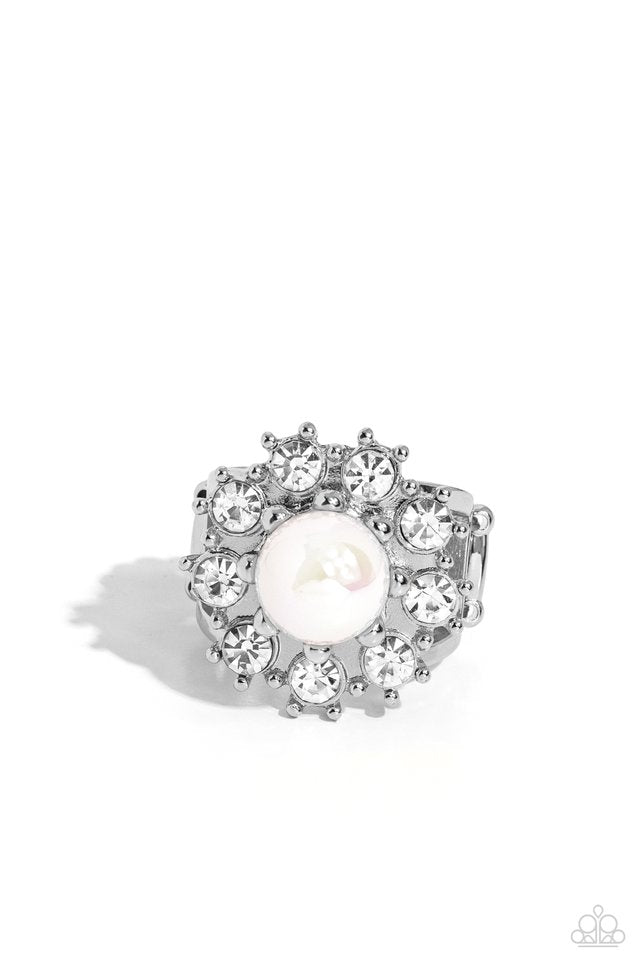 Elite Enchantment - White - Paparazzi Ring Image