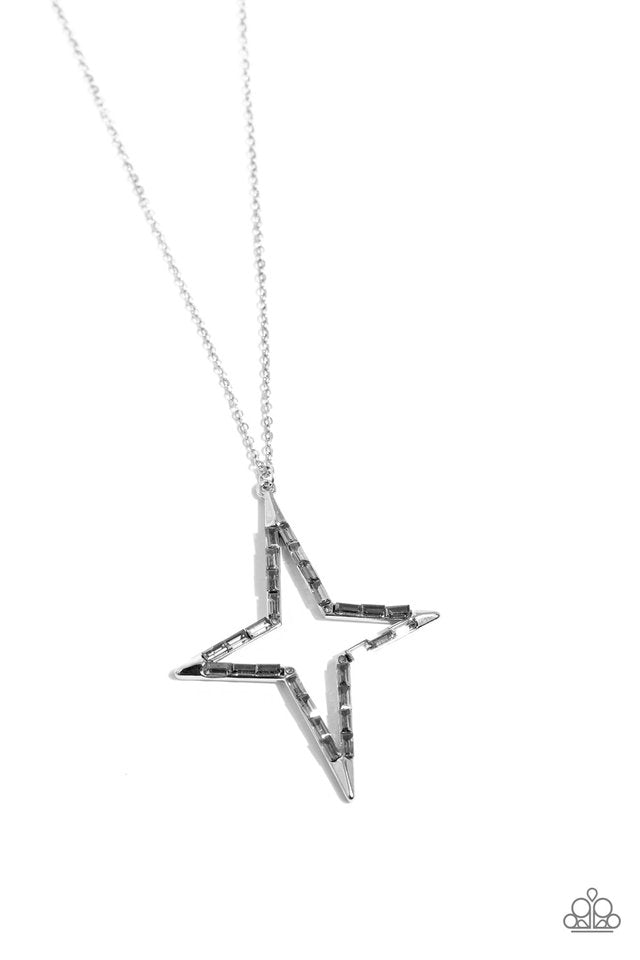 Stellar Showtime - Silver - Paparazzi Necklace Image