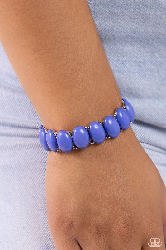 Starting OVAL - Blue - Paparazzi Bracelet Image