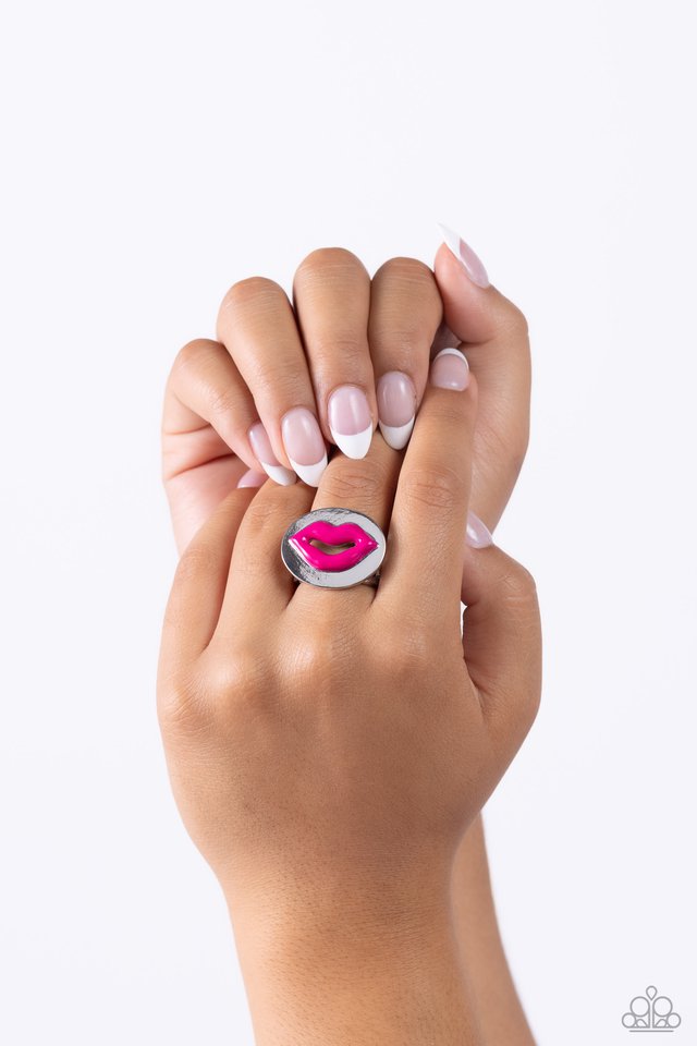 Lip Labor - Pink - Paparazzi Ring Image