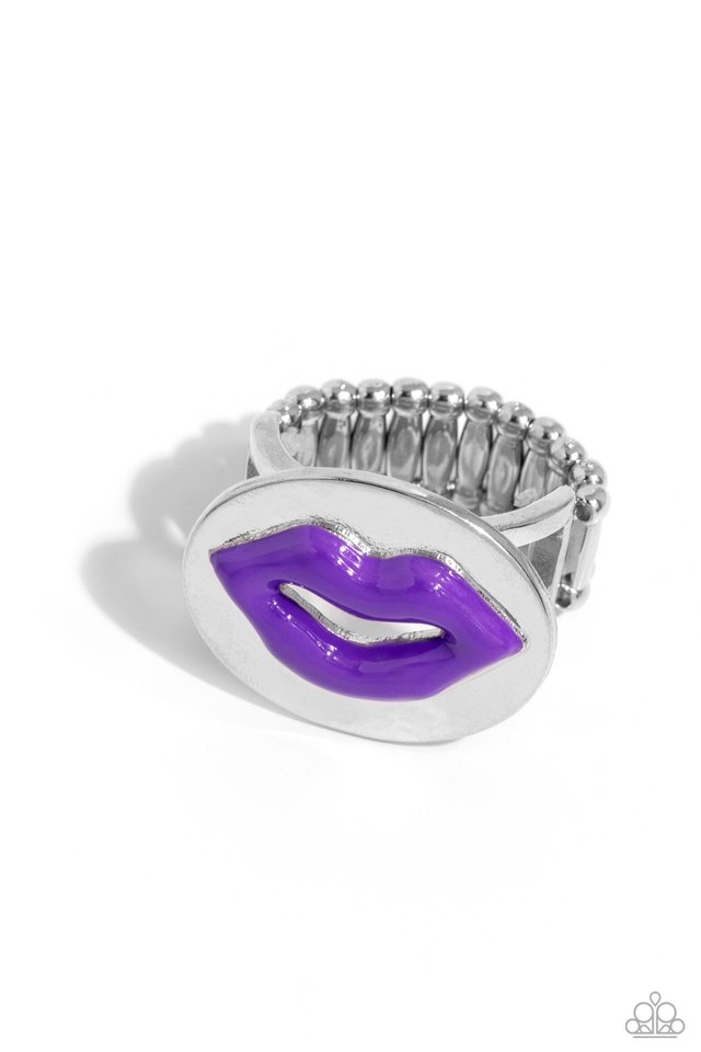 Lip Labor - Purple - Paparazzi Ring Image