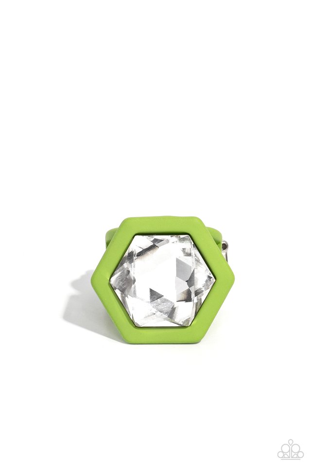 Changing Class - Green - Paparazzi Ring Image