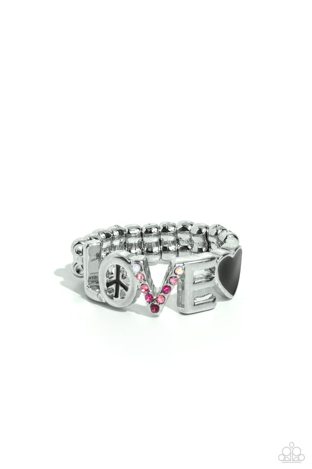 Unlimited Love - Black - Paparazzi Ring Image