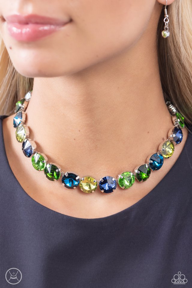 Alluring A-Lister - Green - Paparazzi Necklace Image