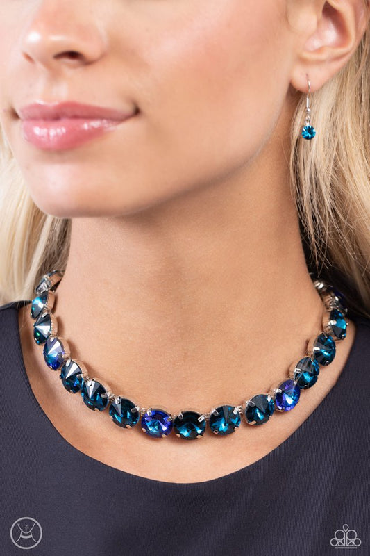 Alluring A-Lister - Blue - Paparazzi Necklace Image