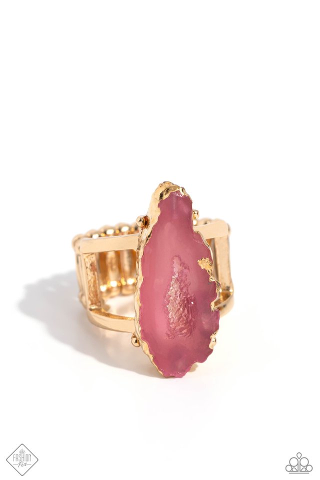 Mineral Masterpiece - Pink - Paparazzi Ring Image