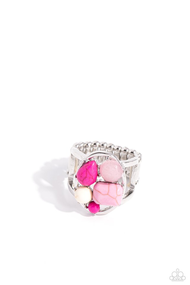 Crafted Collection - Pink - Paparazzi Ring Image