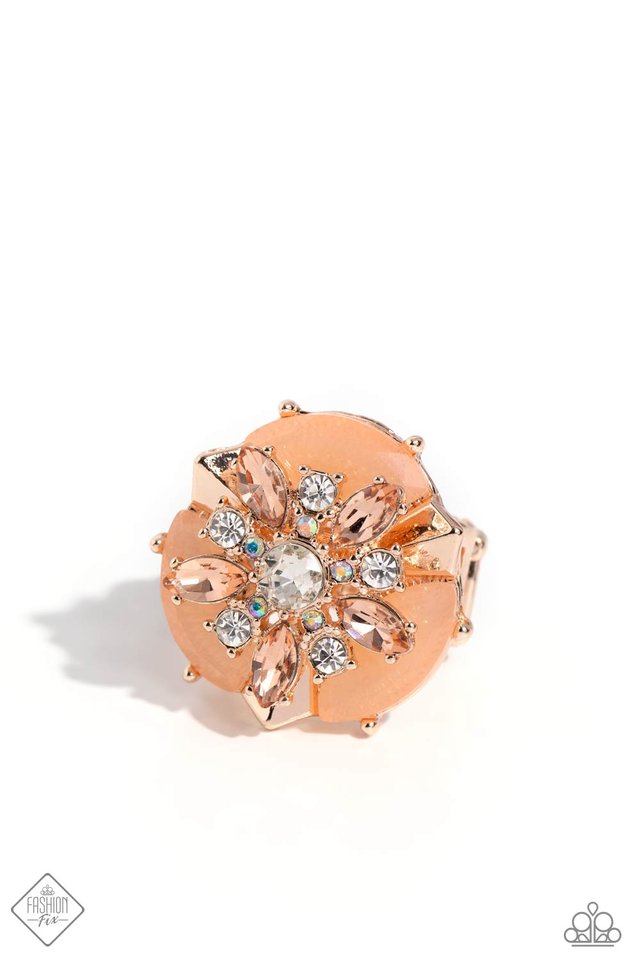 Soft-Hearted Salvage - Rose Gold - Paparazzi Ring Image