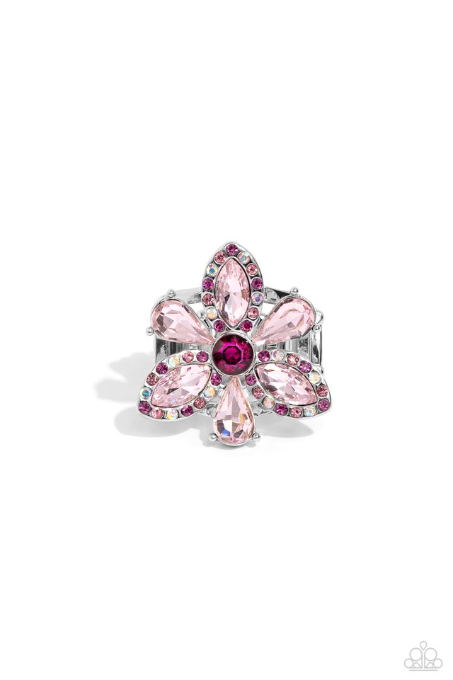 Blazing Blooms - Pink - Paparazzi Ring Image