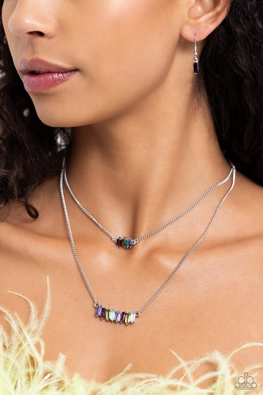 Easygoing Emeralds - Multi - Paparazzi Necklace Image