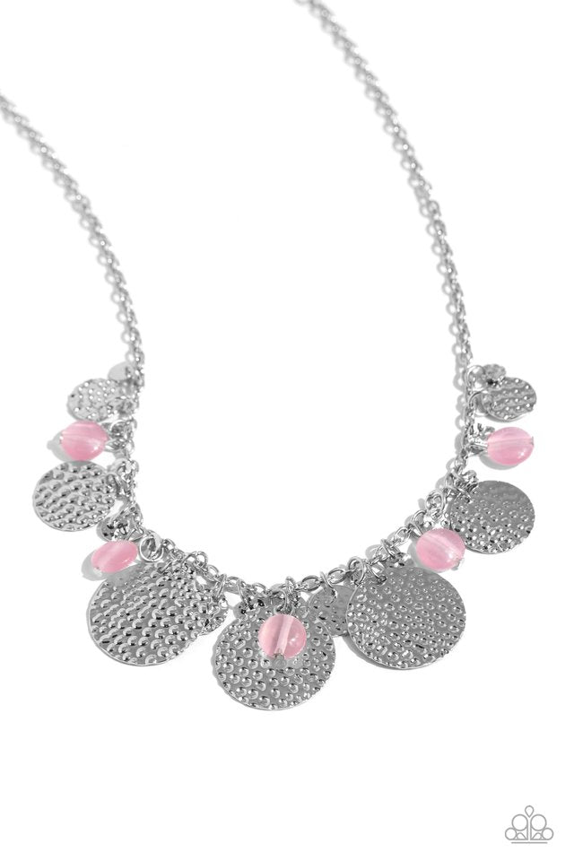 Radiant Review - Pink - Paparazzi Necklace Image