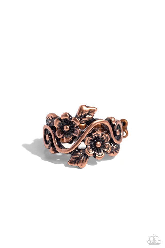 Backyard Beauty - Copper - Paparazzi Ring Image