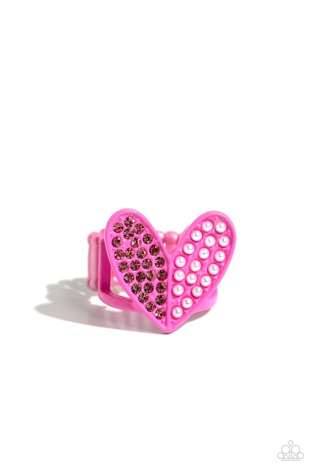 Hometown Heart - Pink - Paparazzi Ring Image