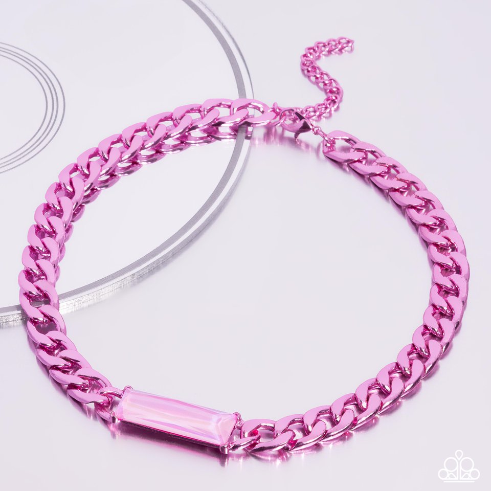 ​Urban Royalty - Pink - Paparazzi Necklace Image