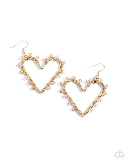 HEART of Your World - Paparazzi Earring Image