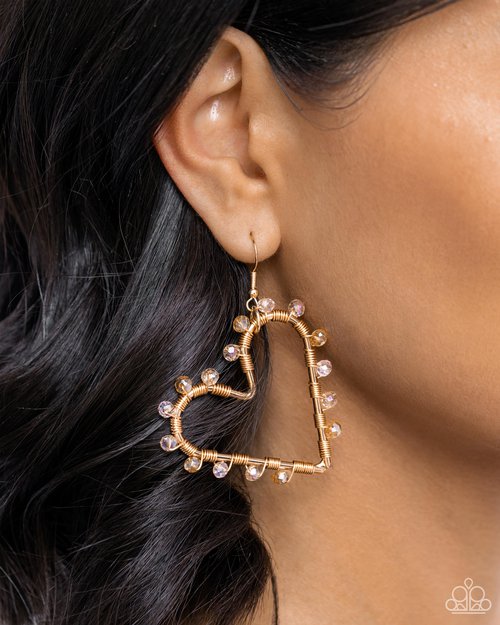 HEART of Your World - Paparazzi Earring Image