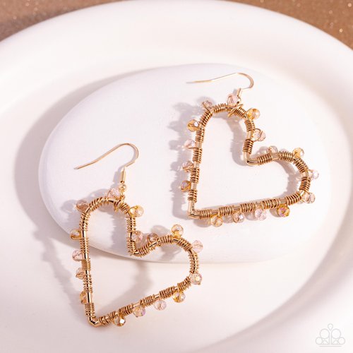 HEART of Your World - Paparazzi Earring Image