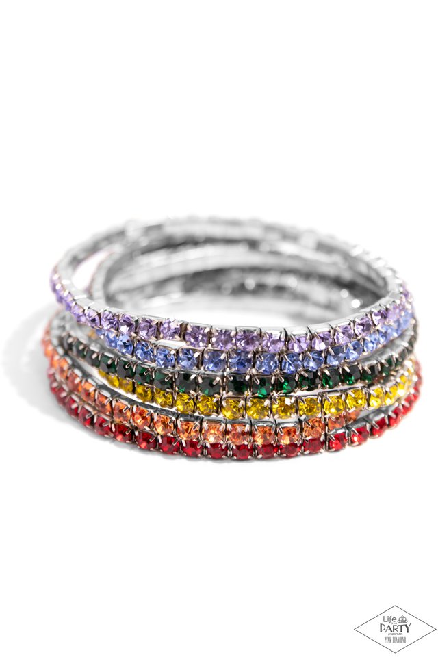 Rock Candy Range - Multi - Paparazzi Bracelet Image