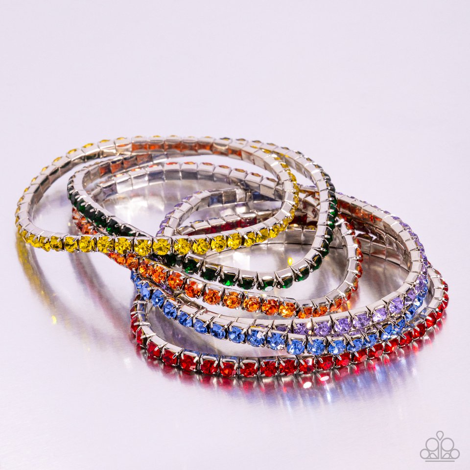 Rock Candy Range - Multi - Paparazzi Bracelet Image