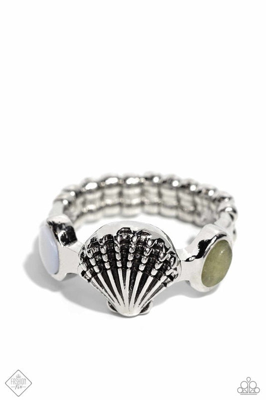 Coastline Charisma - Green - Paparazzi Ring Image