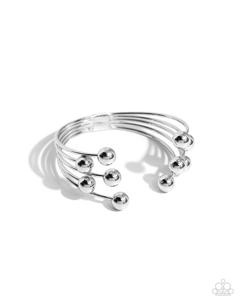 Assembly Line - Silver - Paparazzi Bracelet Image