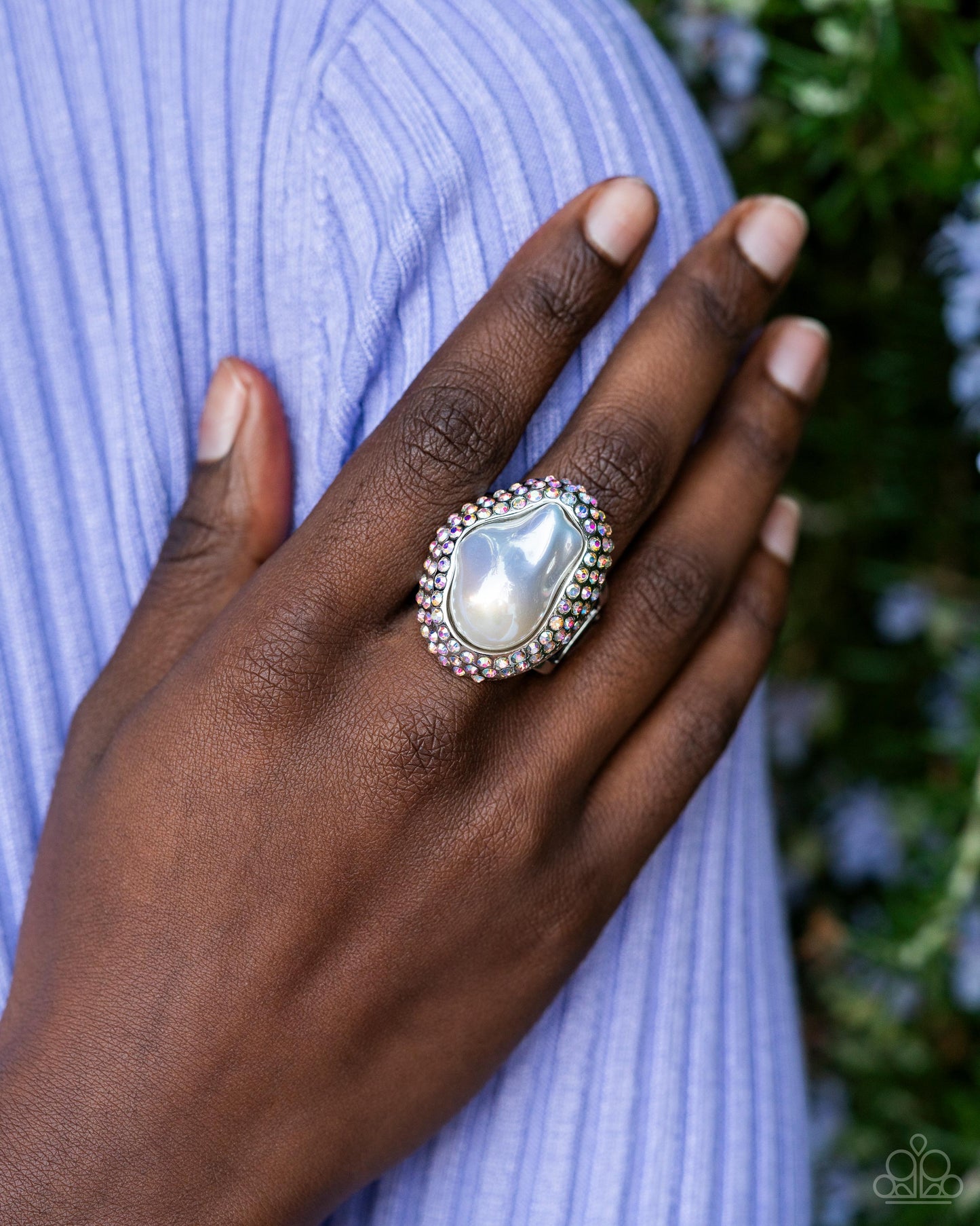 Paparazzi Ring ~ Opulent Ocean - White