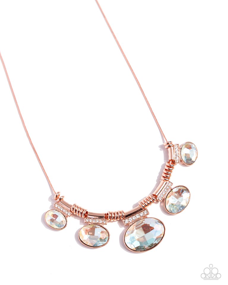 Socialite Status - Copper - Paparazzi Necklace Image