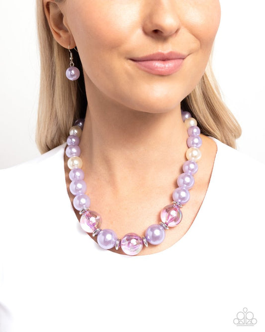 Just Another PEARL - Purple - Paparazzi Necklace Image