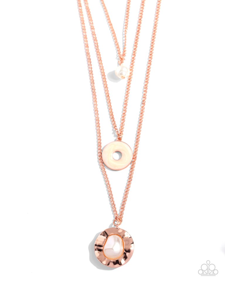 Refined Reaction - Copper - Paparazzi Necklace Image