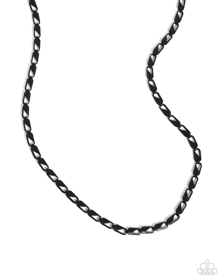 Casually Charged - Black - Paparazzi Necklace Image