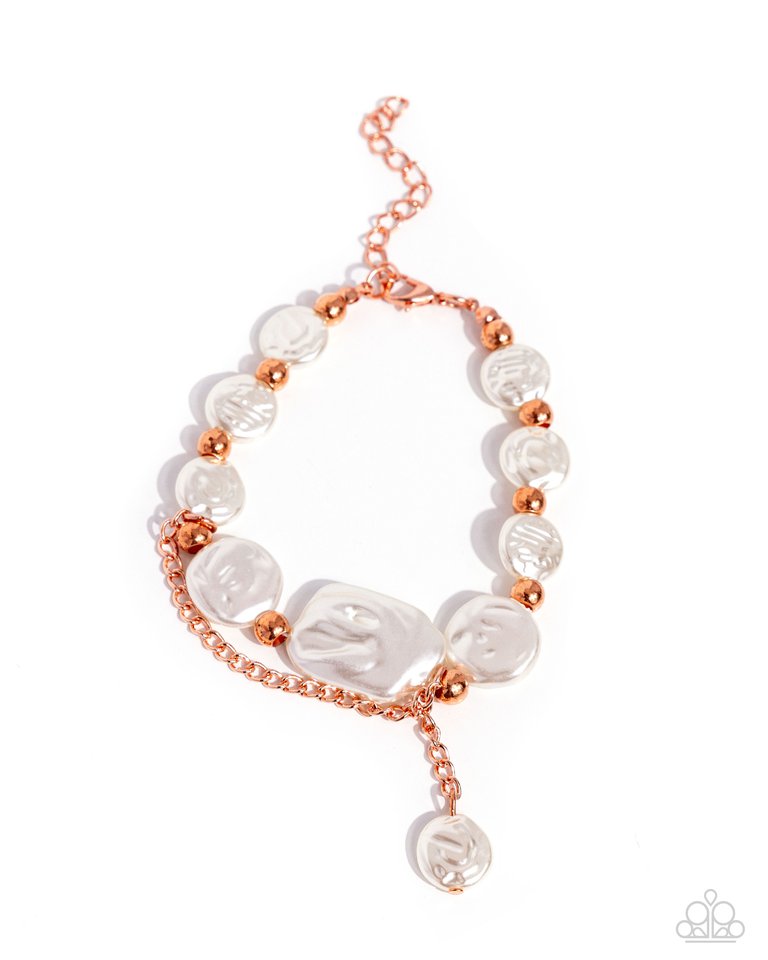 5th Avenue Finesse - Copper - Paparazzi Bracelet Image