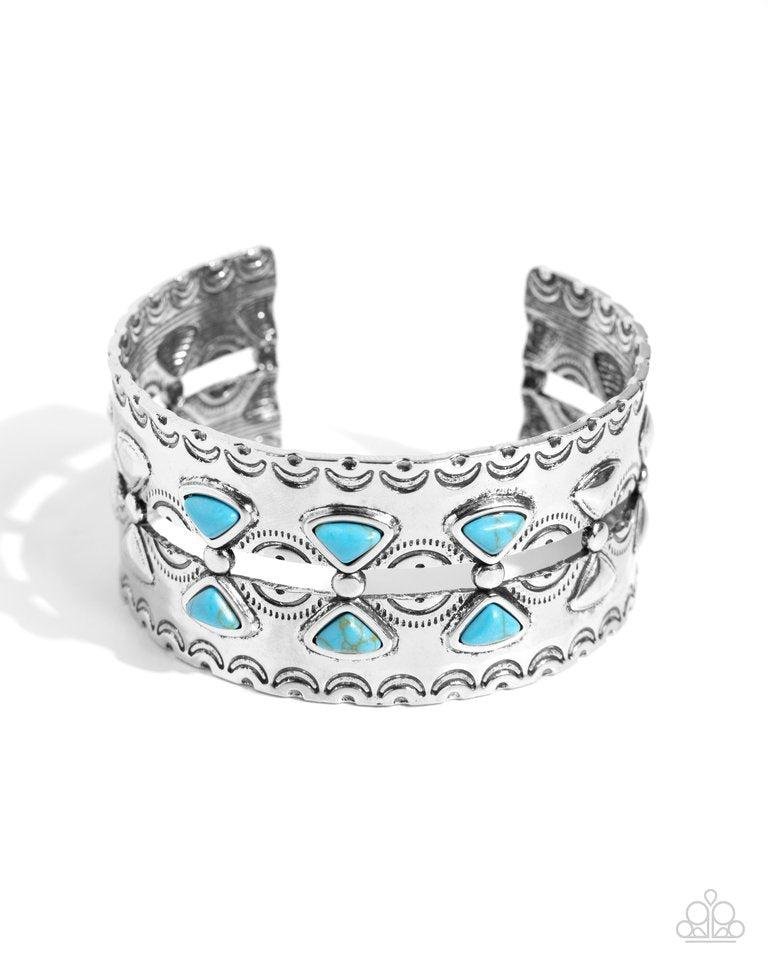 Harmonious Haven - Blue - Paparazzi Bracelet Image