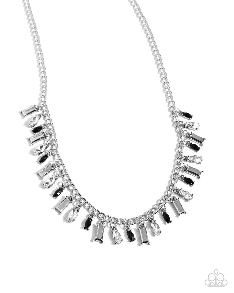 Dripping in Drama - Black - Paparazzi Necklace Image