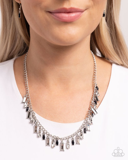 Dripping in Drama - Black - Paparazzi Necklace Image