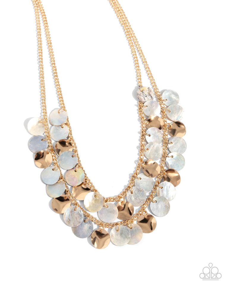 Flickering Finesse - Brown - Paparazzi Necklace Image