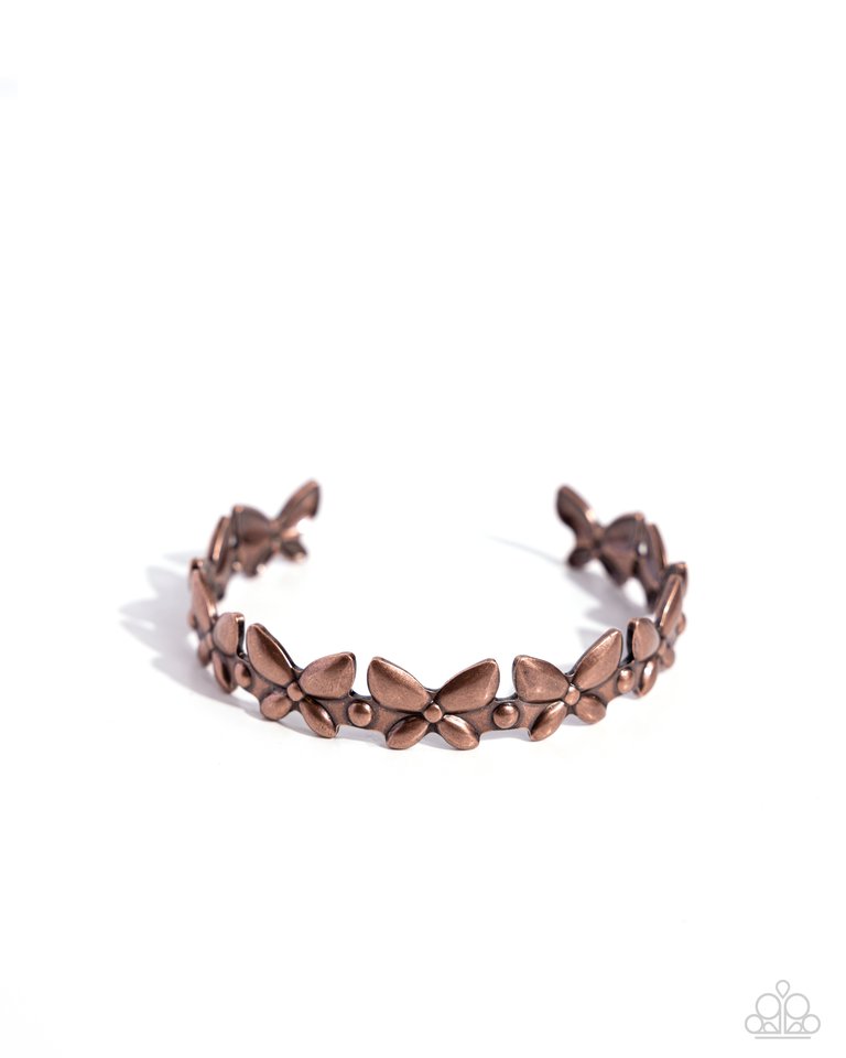 Aerial Amazement - Copper - Paparazzi Bracelet Image