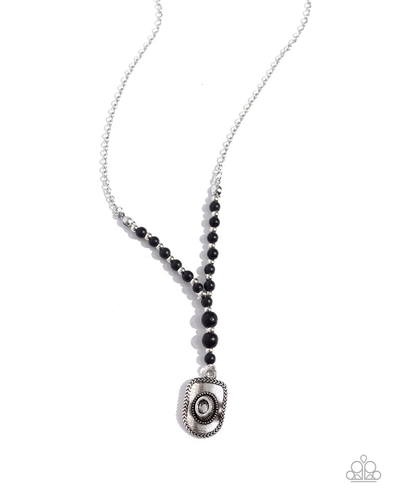 Southern Sheen - Black - Paparazzi Necklace Image