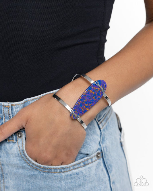 Spotted A Mile Away - Purple - Paparazzi Bracelet Image